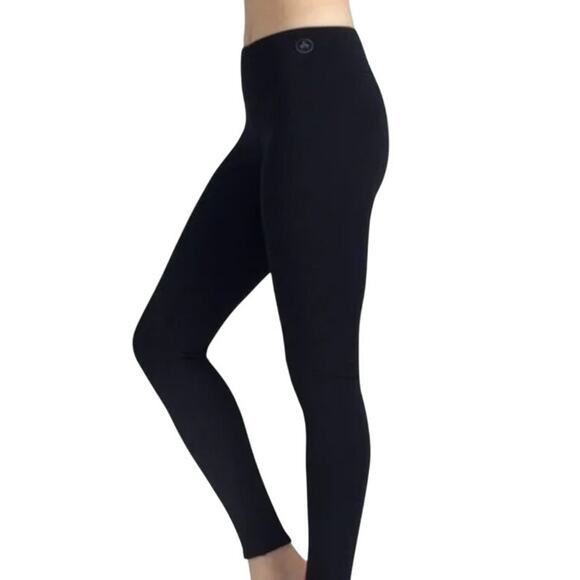 Aether Black Leggings Wool Size Small (2) Winter Base Layer Pants Athleisure Ski - Picture 1 of 12
